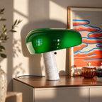 Bordslampa i marmor – grön designlampa | SNOOBI