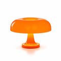 Uppladdningsbar Orange LED bordslampa Ø28 cm i modern design för dekorativ inomhusbelysning