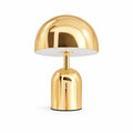 Guld portabel svamplampa LED bordslampa med uppladdningsbar funktion och modern minimalistisk design
