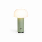 Gron bordslampa svamplampa LED i modern design med mjukt ljus
