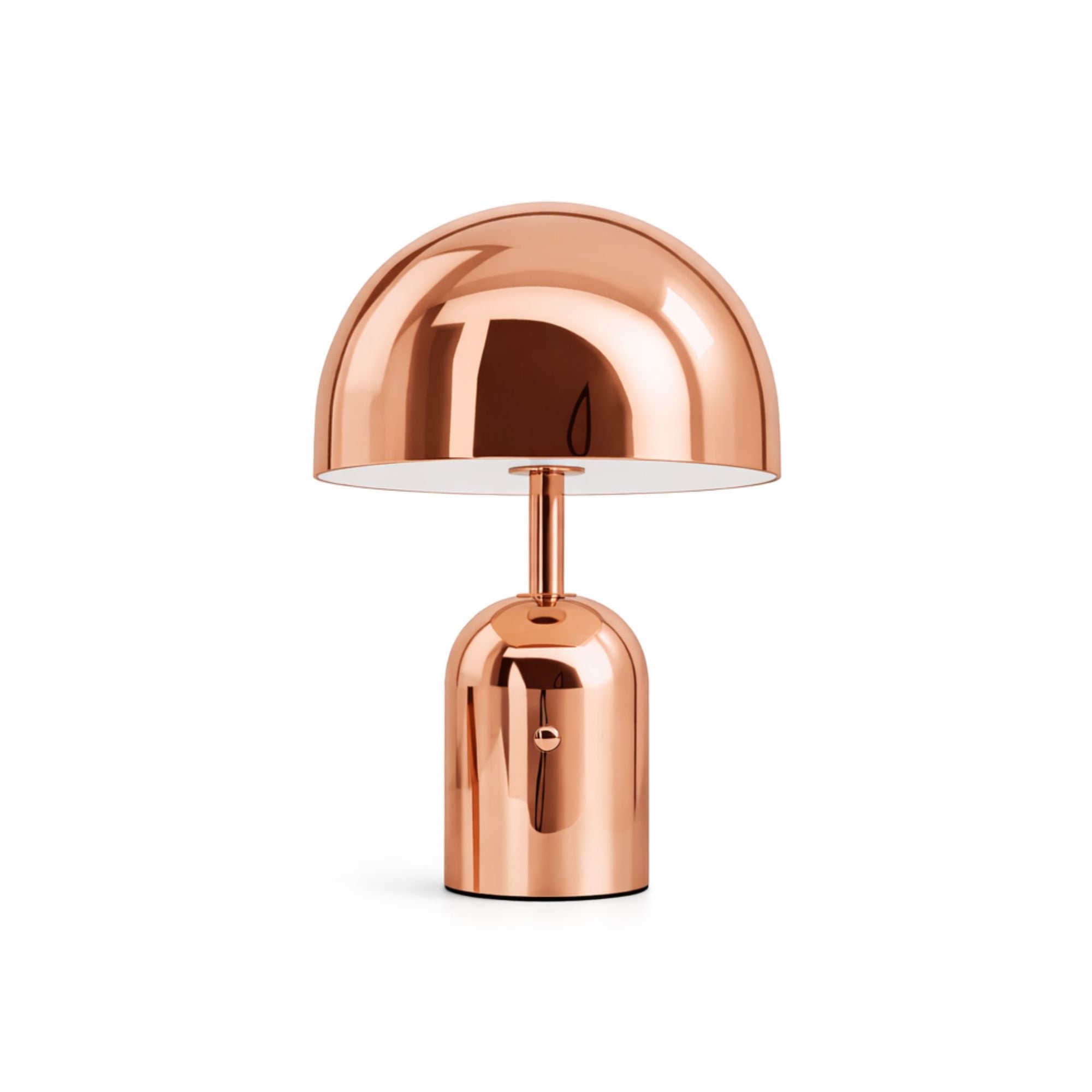 Roseguld portabel svamplampa LED bordslampa med uppladdningsbar funktion och modern minimalistisk design
